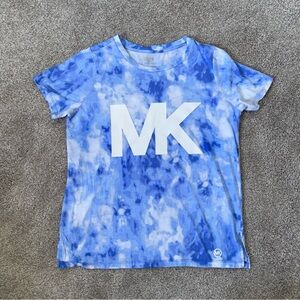 Michael Kors Blue Tie-Dye T-Shirt